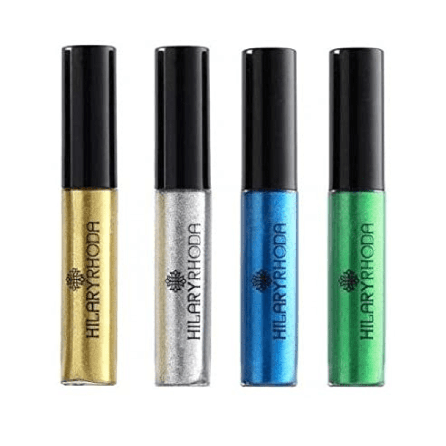 Hilary Rhoda Sparkling Glitter Metallic Waterproof Liquid Eyeliner (Golden, Blue, Green, Silver)